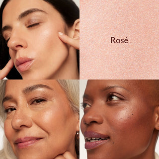 Rosé on skin