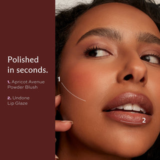 Apricot Avenue + Undone on skin