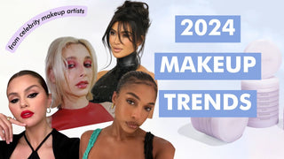 IMG with the title "2024 Makeup Trends" with Subtl Beauty stackable makeup 