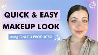 quick & easy makeup look using just 3 products!