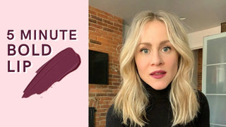 How To: 5 Min Bold Lip Makeup Look