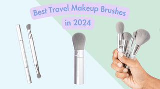 3 Best Travel Makeup Brushes According to Jet-Setters in 2024, Featuring the Dual-End Eyeshadow Brush, the Stak Brush BFF, and 4-Piece Brush Set