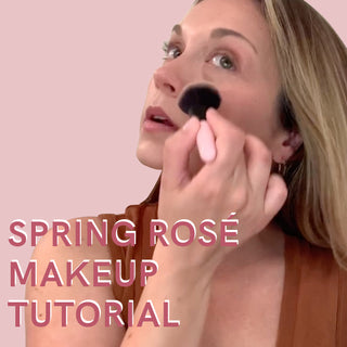 Try this soft Rosé-Inspired makeup look for Spring