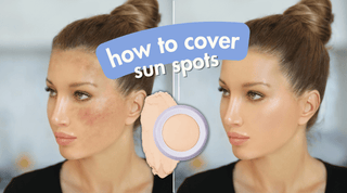a guide on how to cover sunspots