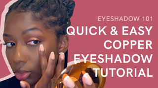 Quick & Easy Copper Eyeshadow Tutorial