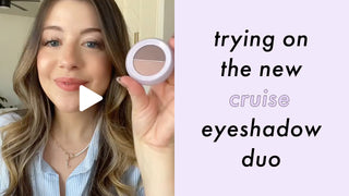 keira tries on the cruise eyeshadow duo!