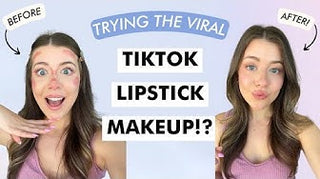 trying the viral tiktok lipstick makeup!