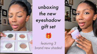 unboxing the new eyeshadow trio gift set!