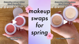 swapping my makeup stak from winter to spring