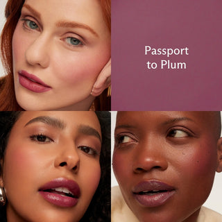 Passport to Plum on skin