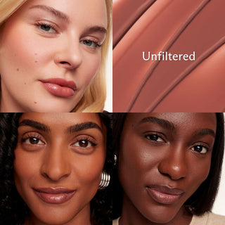 Unfiltered on skin
