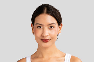 subtl beauty fall makeup shades on a model with medium skintones