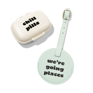 Luggage Tag & Pill Case